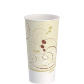 Solo - Cup, 21 oz &quot;Symphony&quot; Double Sided Poly Paper Cold Cup, 1000 count