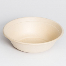 Sabert - Bowl, 32 oz Round Molded Fiber Pulp