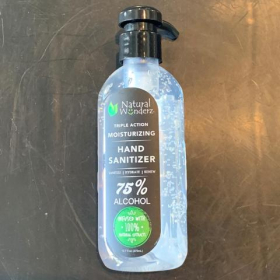 Natural Wunderz - Hand Sanitizer with 75% Alcohol, 12.7 oz Pump, each