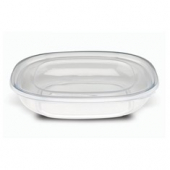 Fresh &#039;n Clear Catering Bowl, 80 oz. Clear PET Plastic