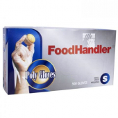 Poly Gloves, Powder Free, Small, 4/500