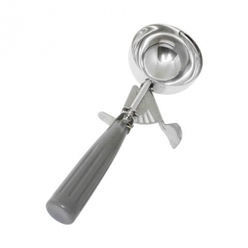 Food/Ice Cream Disher, 4 oz with Grey Handle, each