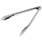 Tong with Locking Ring, 10&quot; Heavy Duty 1.0mm Stainless Steel, each