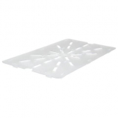 Winco - Food Pan Drain Shelf, Full Size Clear PC Plastic