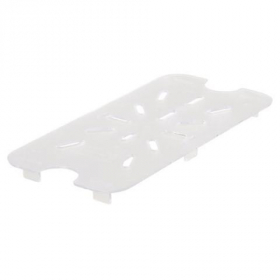 Winco - Food Pan Drain Shelf, 1/4 Size Clear PC Plastic