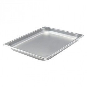 Winco - Steam Table Pan, 1/2 Size 22 Gauge Stainless Steel, 2.5&quot; Deep, Anti-Jam, each