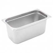 Winco - Steam Table Pan, 1/3 Size 22 Gauge Stainless Steel, 6&quot; Deep, Anti-Jam