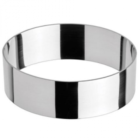 Winco - Pastry Mold, 4&quot; Oval Stainless Steel, 1.375&quot; Height