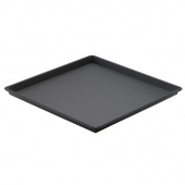 Winco - Sicilian Pizza Pan, 16&quot; Square Heavyweight Rolled Non-Stick Steel