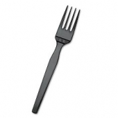 Dixie Ultra Smartstock - Fork Refill, 6.5&quot; Black Plastic, 24/40 count