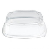 Fresh &#039;n Clear Catering Tray 3.5&quot; High Dome Lid, 14&quot; Clear PET Plastic