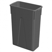 Winco PTCS-23L, 23 Gallon Blue Recycle Tall Square Plastic Trash