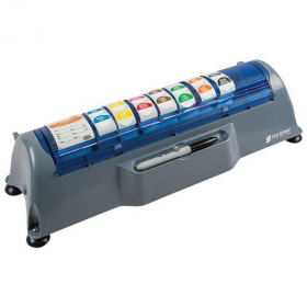 San Jamar - Saf-T-Label Dispener, Fits 11 1&quot; Wide or 5 2&quot; Wide Labels