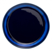 Libbey - Stonewash Plate, 8.75&quot; Round Blue Stoneware, 12 count