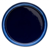 Libbey - Stonewash Plate, 11&quot; Round Blue Stoneware, 12 count