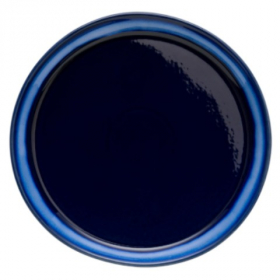 Libbey - Stonewash Plate, 11&quot; Round Blue Stoneware, 12 count