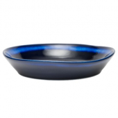 Libbey - Stonewash Low Bowl, 9.5&quot; Round Blue Stoneware, 12 count