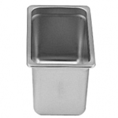 Steam Table Pan, 1/3 Size 24 Gauge Stainless Steel, 6&quot; Deep Anti Jam, each