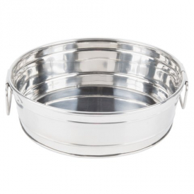 American Metalcraft - Metal Tub, 9.5x3.25 Round Stainless Steel