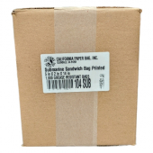 Submarine Sandwich Bag, Stock Print, 5x2x14