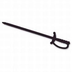 Sword Pick, Black 3.25&quot;