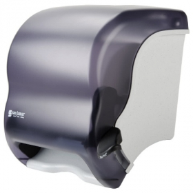 San Jamar - Element Roll Towel Lever Dispenser, 12.5x8.5x12.75 Black Pearl, Holds 8&quot; Deep Roll, each