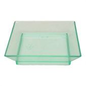Fineline Settings - Tiny Tempations Tiny Tray, 2.25x2.25 Green Plastic, 200 count