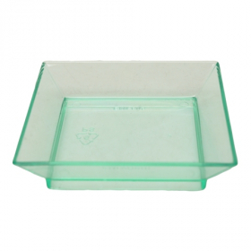 Fineline Settings - Tiny Tempations Tiny Tray, 2.25x2.25 Green Plastic, 200 count