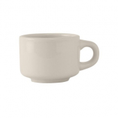 Tuxton - Reno/Nevada Stackable Mug, 7 oz Eggshell China, 36 count