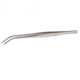 Winco - Plating Tongs, 8&quot; Curved Stainless Steel