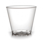 Fineline Settings - Savvi Serve Tumbler, 5 oz Squat Clear Plastic