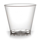 Fineline Settings - Quenchers Tumbler, 9 oz Clear Plastic