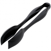 Tongs, 10.875&quot; Black Plastic