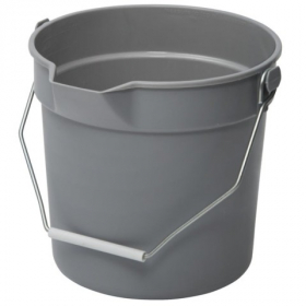 Winco - Utility Pail, 14 Qt Gray Plastic, each
