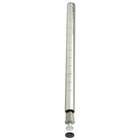 Omcan - Wire Shelf Post with Leveler, 34&quot; Chrome Plated, each