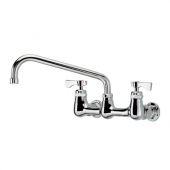 Krowne Metal - Royal Series 8&quot; Center Wall Mount Faucet, 10&quot; Spout