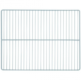 True - Wire Shelf, 22.875x23.25 Gray Coated with 4 Chrome Plated Shelf Clips