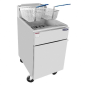 Atosa - CookRite Deep Fryer, 75 Lb Heavy Duty Stainless Steel Natural Gas, 170,000 BTU, each