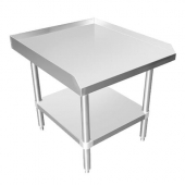 Atosa - Equipment Stand, 24x30x24 Stainless Steel with Upturn on 3 Sides, each