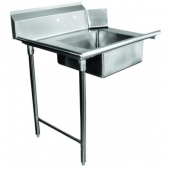 GSW - Soiled Dishtable, Left, Heavy Duty Stainless Steel, 30x36x45.5