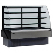 Hydra-Kool - Bakery Display Case, 50&quot; Flat Dry Glass, 52.2x34.25x53.75 Silver/Black, each