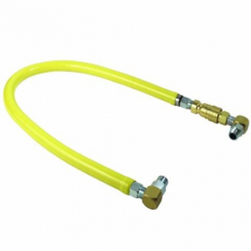 Atosa - Gas Flex Hose with Quick Disconnect Valve Kit, .75&quot;x4&#039; Flexible Hose, each