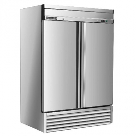 Maxx Cold - Reach In Freezer, Double Door Upright Stainless Steel Commercial, 54.1x33.3x83.5 with 4"