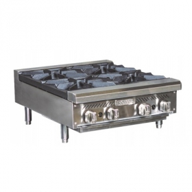 Royal Range - Hotplate with 4 Gas Burners and 12x12 Cast Iron Grates, 24x30.5 Stainless Steel, Count