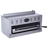 Royal Range - Salamander Broiler, 36&quot; with 2 Burners, Stainless Steel Front and Sides, 17.75&quot; Depth,