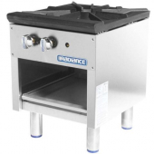 Bake Tech - Radiance Stock Pot Range, 18x21x24 with 1 Burner and Cast Iron Grate, each