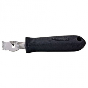 Winco - Zester/Lemon Peeler, Stainless Steel with a Soft Grip Handle