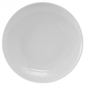 Tuxton - Florence Plate, 11.75&quot; Porcelain White, 12 count
