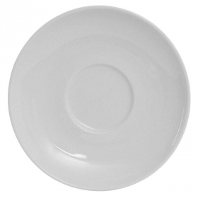 Tuxton - Florence Saucer, 6.5" Porcelain White, 36 count