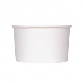 Karat - Hot/Cold Paper Food Container, 5 oz White, 1000 count